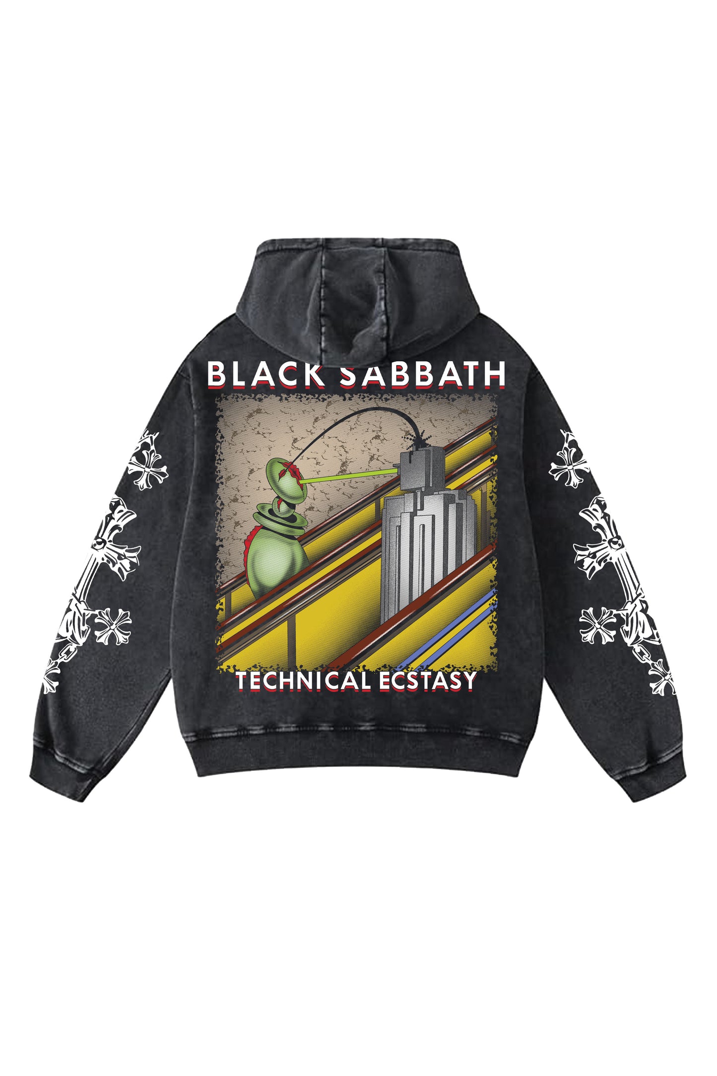 Black Sabbath Designed Oversized Hoodie
