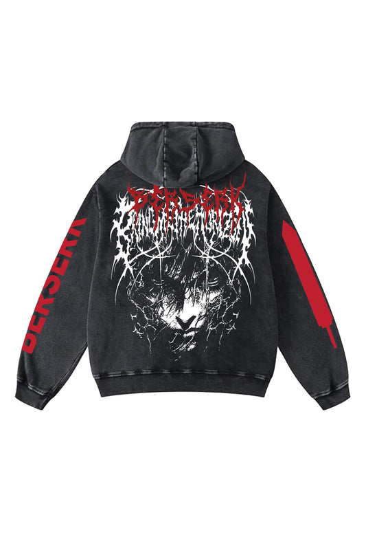 Berserk Designed Oversized Hoodie