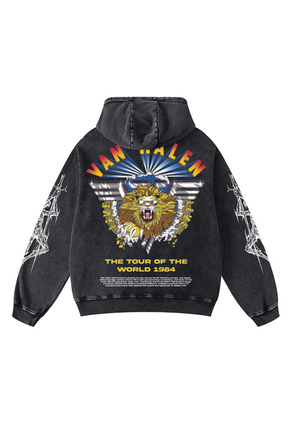 Van Halen Designed Oversized Hoodie