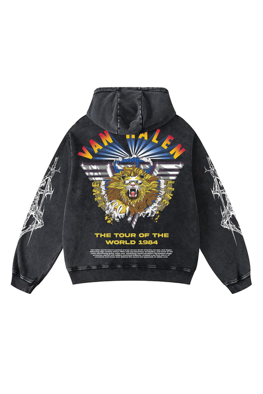 Van Halen Designed Oversized Hoodie