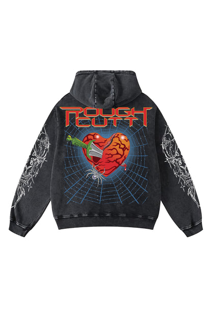 Rough Cutt Designed Oversized Hoodie
