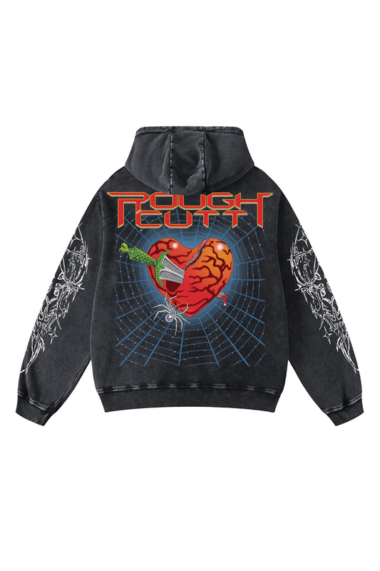 Rough Cutt Designed Oversized Hoodie