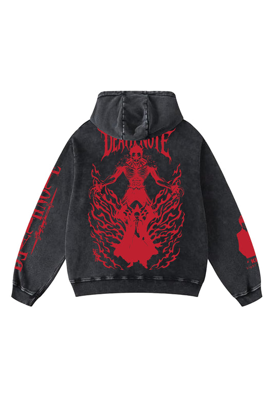 Death Note Designed Oversized Hoodie