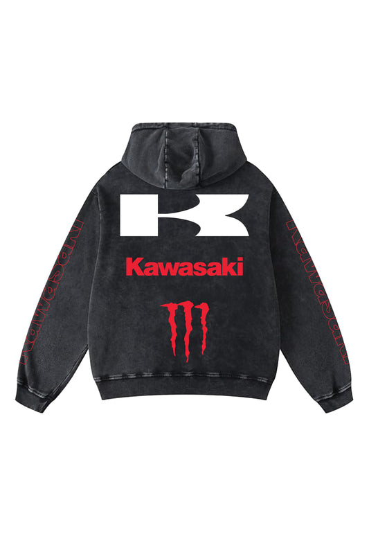 Kawasaki Designed Oversized Hoodie