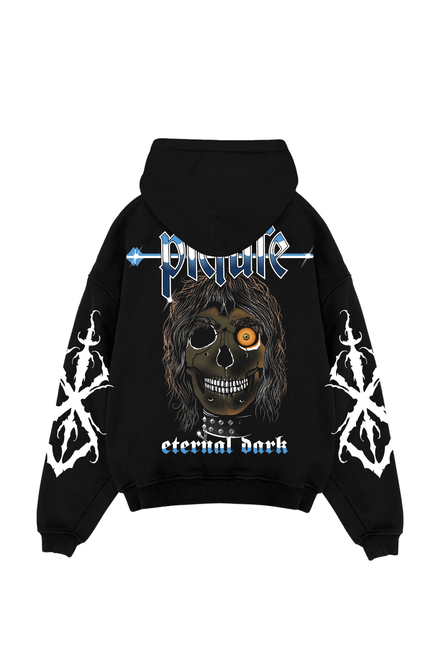 Eternal Dark Designed Oversized Hoodie