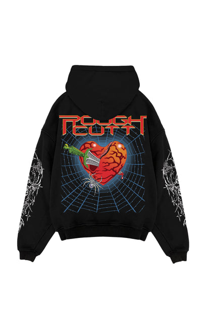 Rough Cutt Designed Oversized Hoodie