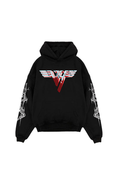 Van Halen Designed Oversized Hoodie