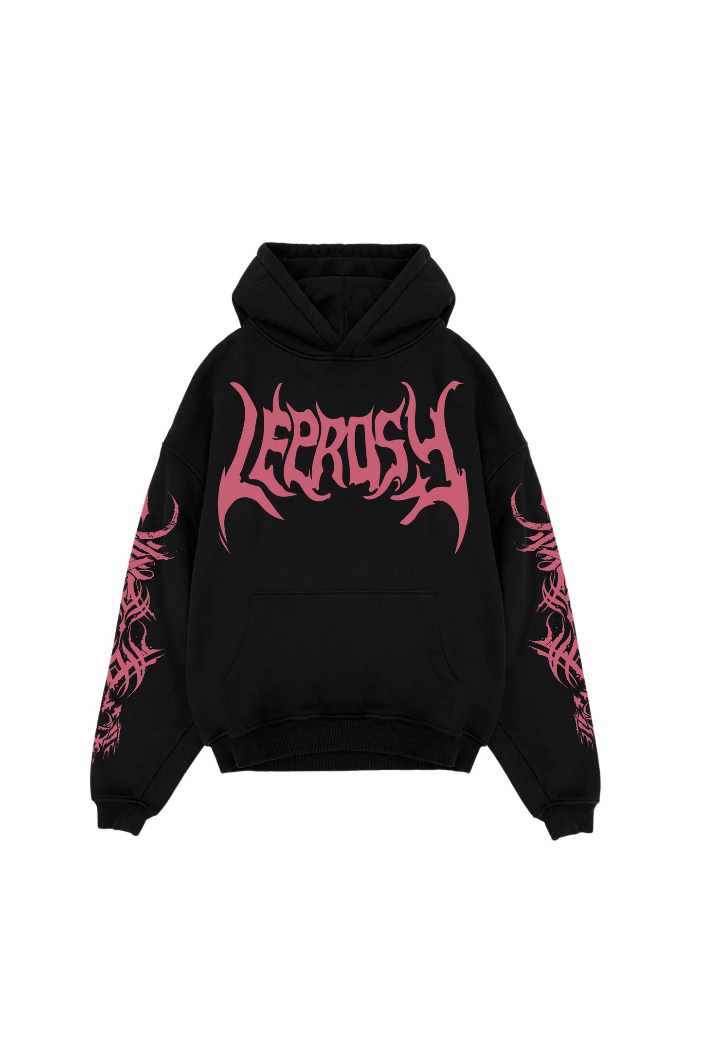 Leprosy Designed Oversized Hoodie