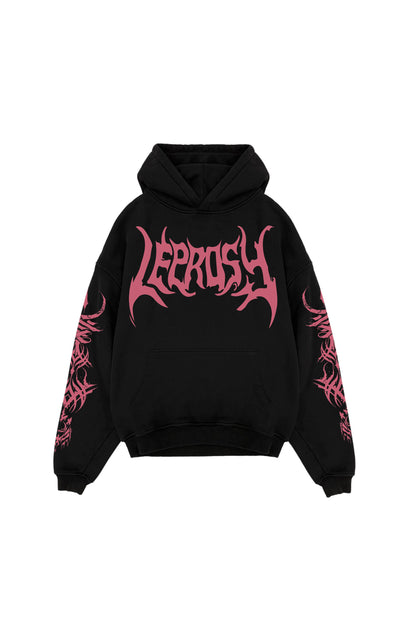 Leprosy Designed Oversized Hoodie