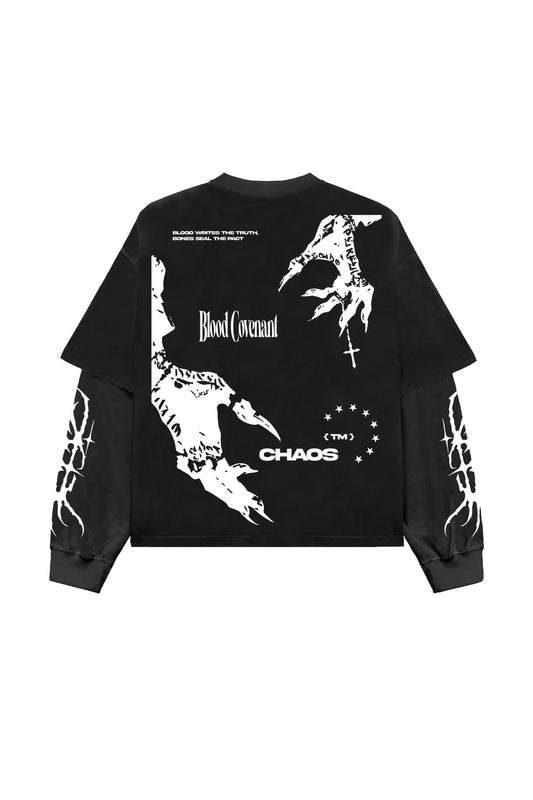 Blood Convenant B&G LS Oversized Tee